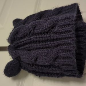 Cable knit hat children or really small head